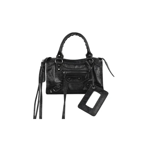 スタッズ＆タッセル ミニバイカーバッグ　AL1123