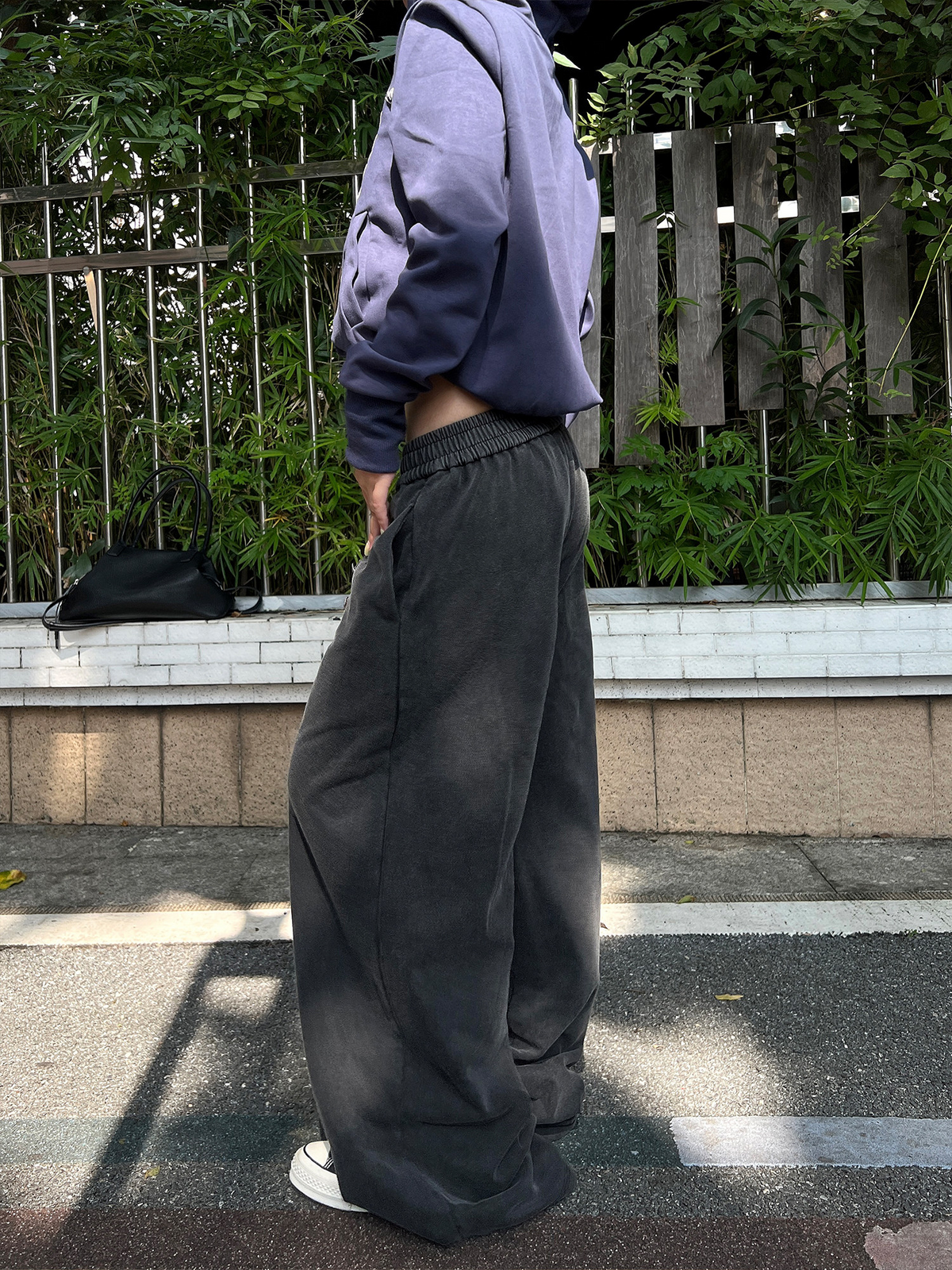 ナポレオンボタン ワイドスウェットパンツ　AL1093