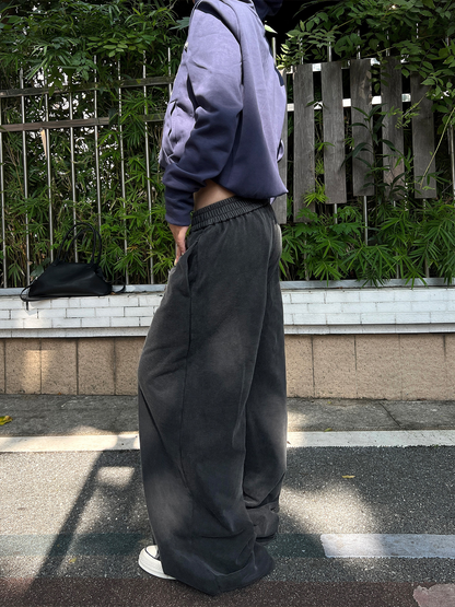 ナポレオンボタン ワイドスウェットパンツ　AL1093