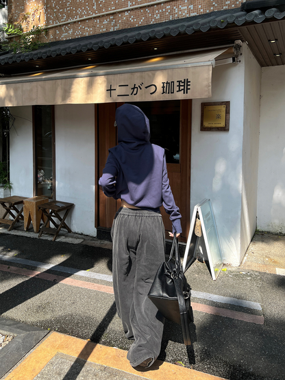 ナポレオンボタン ワイドスウェットパンツ　AL1093