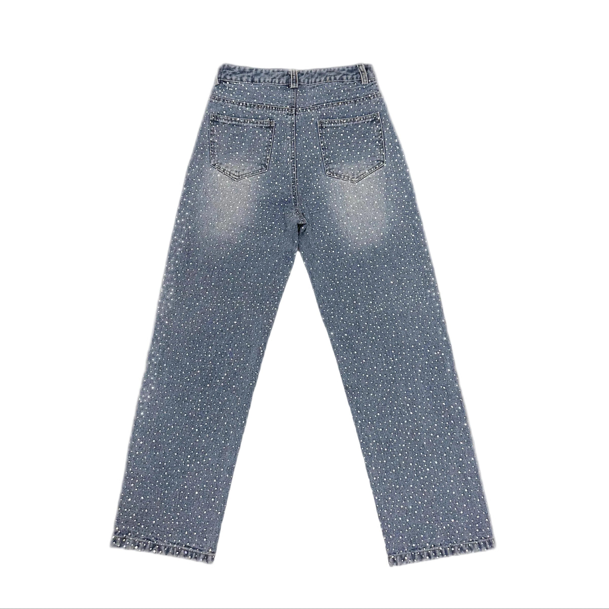 ダイヤモンドグリッター ストレートデニム　AL1028