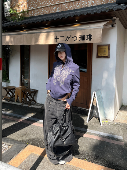 ナポレオンボタン ワイドスウェットパンツ　AL1093